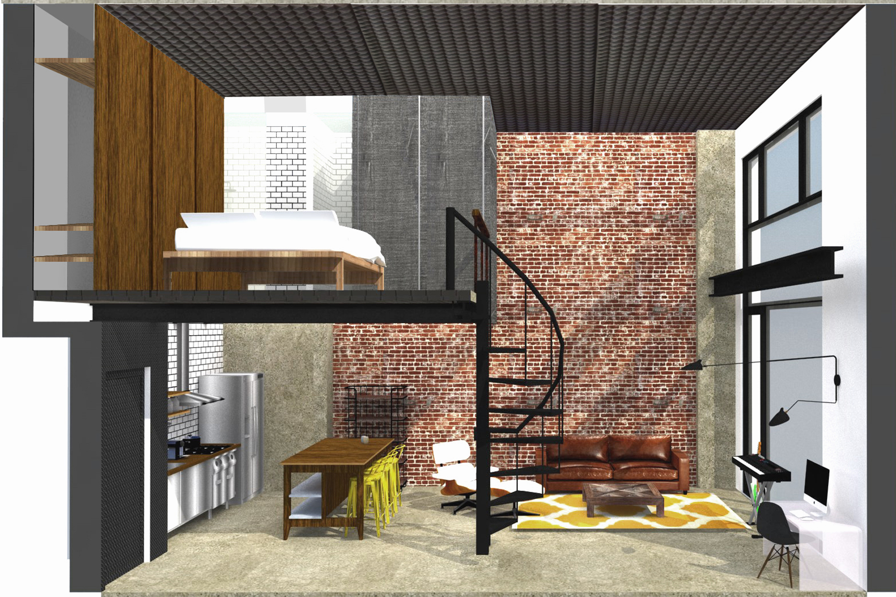 Reforma loft arquitectura interiorismo studiobmk (4)